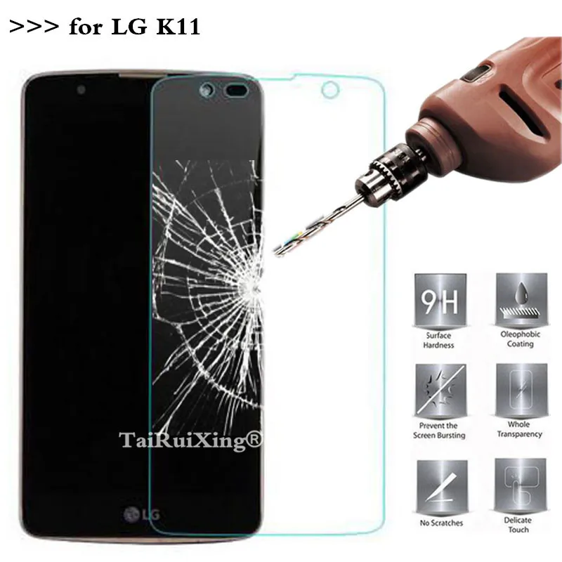 9H 2.5D 0.26mm Tempered Glass Screen Protector For LG K11 K 11 Protective Film For LG K11Phone