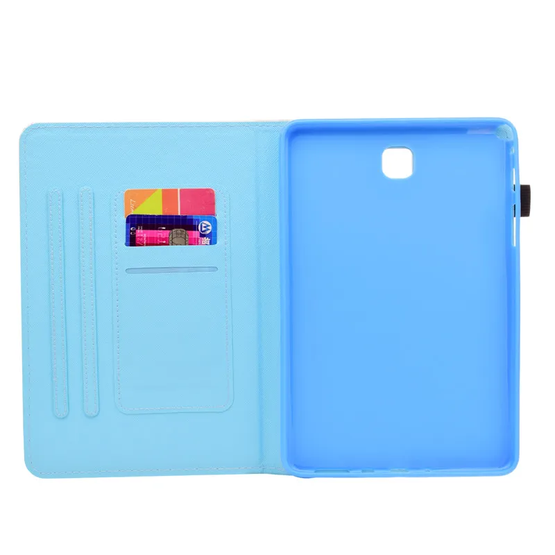 Wekays For Samsung Tab A T350 Cute Cartoon Unicorn Leather Case sFor Samsung Galaxy Tab A 8.0