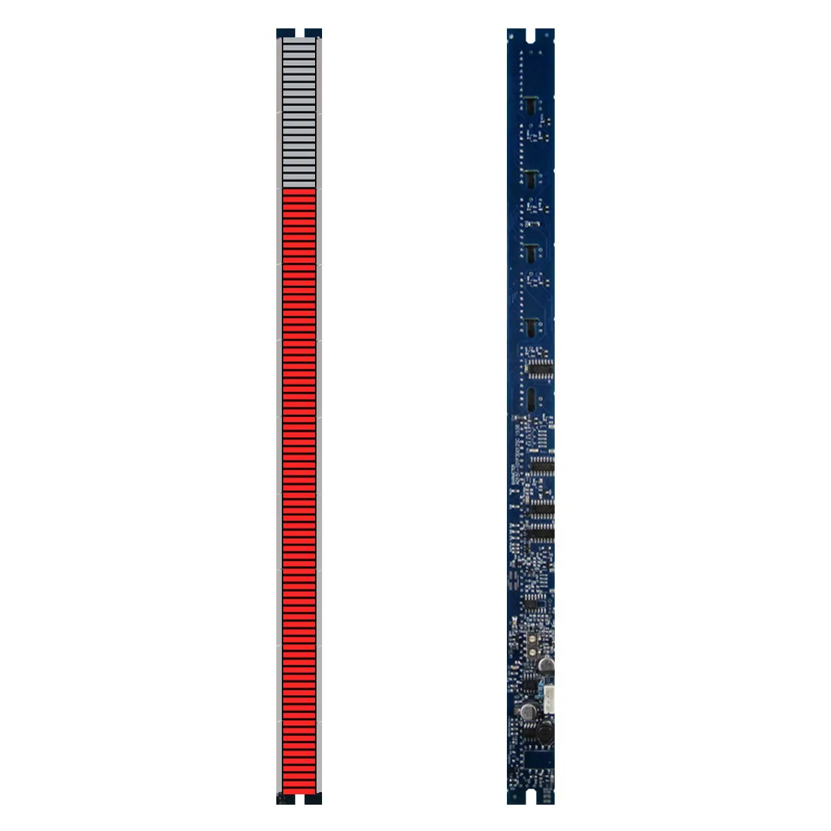 

The 100-segment 300 mm LED light-column display ammeter module is mostly used for meter and ammeter display.