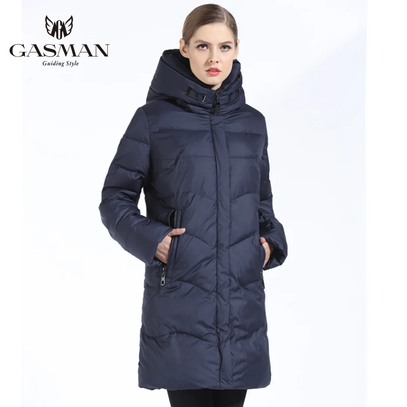 Beste Gasman 2019 Vrouwen Winter Jas Down Lange Vrouwelijke Winter Dikke Jas Voor Vrouwen Hooded Down Parka Warme Kleding Plus Size 7XL 6XL