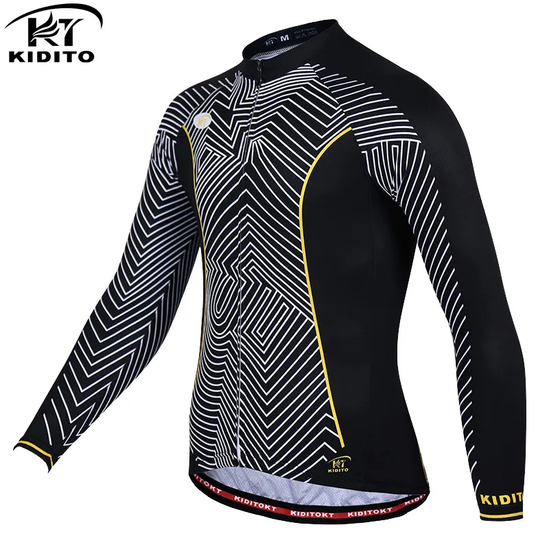 color 4 KIDITOKT велосипедная майка мужская Ropa Ciclismo мужская Pro Team новая красная велосипедная одежда с длинным рукавом велосипедная рубашка Майо MTB Одежда - Цвет: color 4