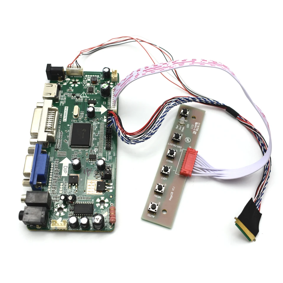 Lusya HDMI DVI VGA аудио интерфейс контроллер плата привода Набор для панели 14 дюймов