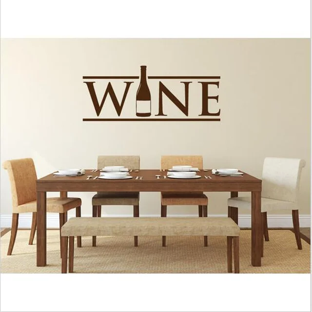 Best Quality Wine Bottle Wall Stickers For Kitchen Wall Poster Restaurant Dining Room Wallpaper Wall Murals Home Decals Vinyl Decor H99 Best Quality Wine Bottle Wall Stickers For Kitchen Wall Poster Restaurant Dining Room Wallpaper Wall Murals Home Decals Vinyl Decor H99