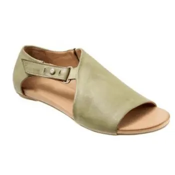 

2019 New Gladiator Summer Peep Toe Shoes Woman Slides Buckle Lady Casual Female Plus Size 34-43