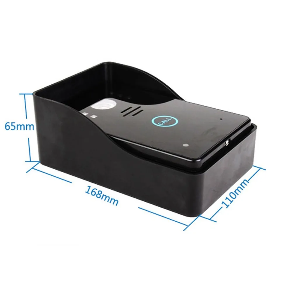 YuBeter 7 дюймов беспроводной видеодомофон ключ Wifi видео-глаз дверной звонок для личных домов квартира офис ЖК-экран камера комплект