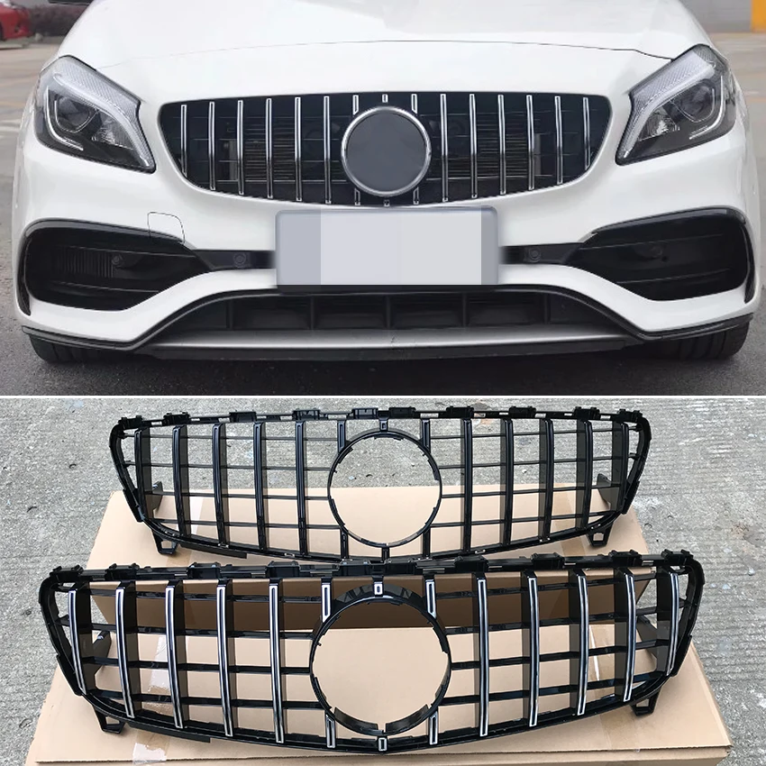 Для Mercedes Benz A Class W176 A180 A200 A260 A45 (только 2016 2017 2018) AMG GT аксессуары для гриля