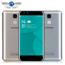 Origine Doogee Y6 5.5 Pouce Android 6.0 MT6750 Octa Core 4G Mobile Téléphone 2 GB RAM 16 GB ROM 3200 mAh D’empreintes Digitales 13.0MP Smartphone