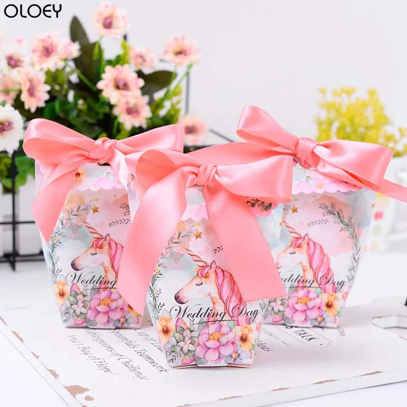 

OLOEY 10PCS European Wedding Candy Box Creative Wedding Supplies Paper Box Wedding Gift Box Candy Box Wedding Fairy Candy Bag