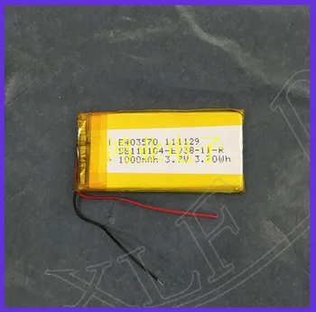

ZhiYuSun 3.7V chickness 4.0mm width 35mm length 70mm 2lines 1000mahpolymer lithium ion battery/Li-ion battery for tablet pc,;