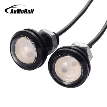 

AuMoHall 2pcs 20MM Led Eagle Eye DRL Daytime Running Lights Backup Reversing Parking Signal Lamps Waterproof Car External Lights