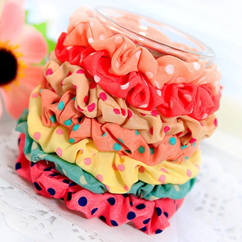 

30Pcs/Lots Hair Rope Scrunchy Elastic Hair Band Ponytail Holder Girls Sweet Headwear Hair Accessories Styling Tools For Woman