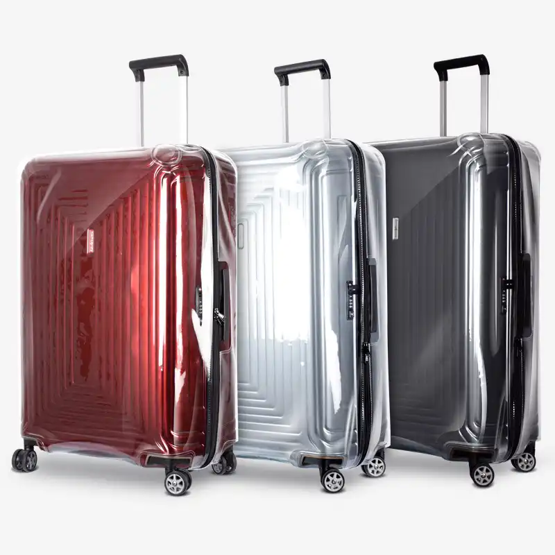 PVC Luggage Covers for DELSEY Suitcase Transparent Protector Cover with