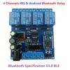 DC 5V 12V 24V 4ch IOS Android Bluetooth Switch Board Latch Interlock Delay Momentary Multifunction Relay Module ► Photo 2/6