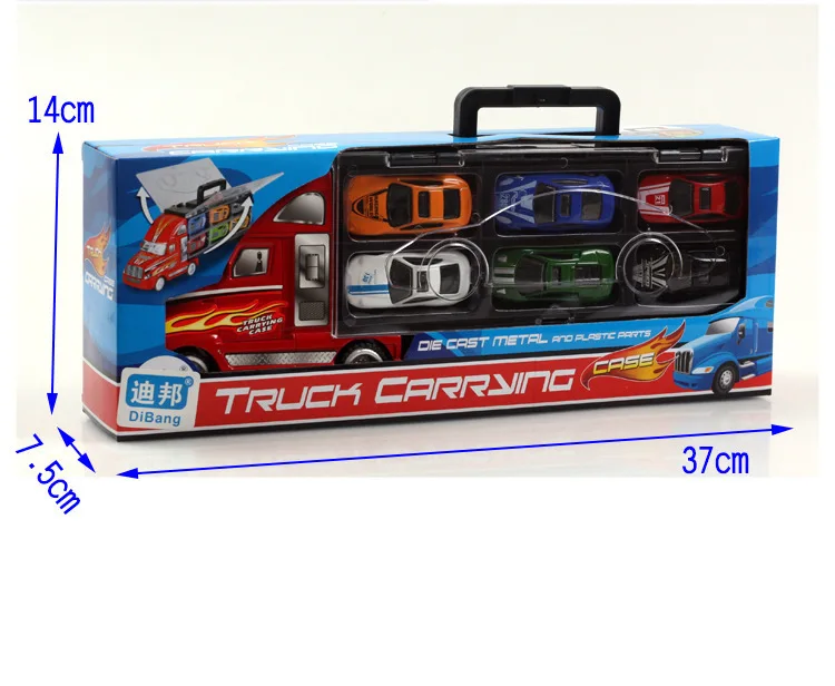 truck with cars inside toy