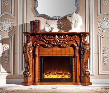 

Free shipping by sea Electric fireplace and mantel