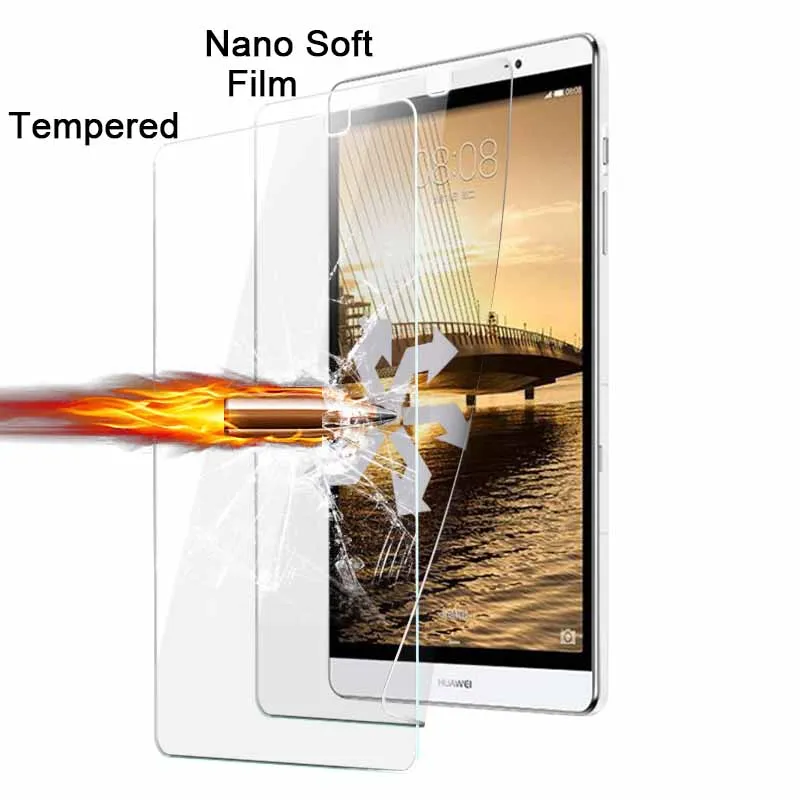

On Sale1pcs Explosion-proof Nano soft film For Huawei MediaPad M2 8.0" TAB Anti-shatter screen protector films in stock