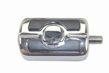 Chrome Skull Heel Toe Shifter Peg For Dyna Super Glide Convertible FXDS CONV 99-00
