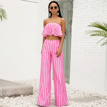 

Strapless Sexy Suits Jumpsuits Elegant Celebrity Night Club Fashion Party Women Summer Suits Jumpsuits Wholesale