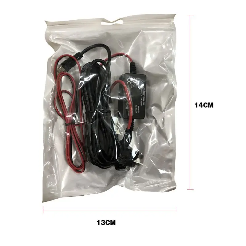 Car Driving Recorder Step-Down Line Hard Wire Kit Car Dash Cam Camera