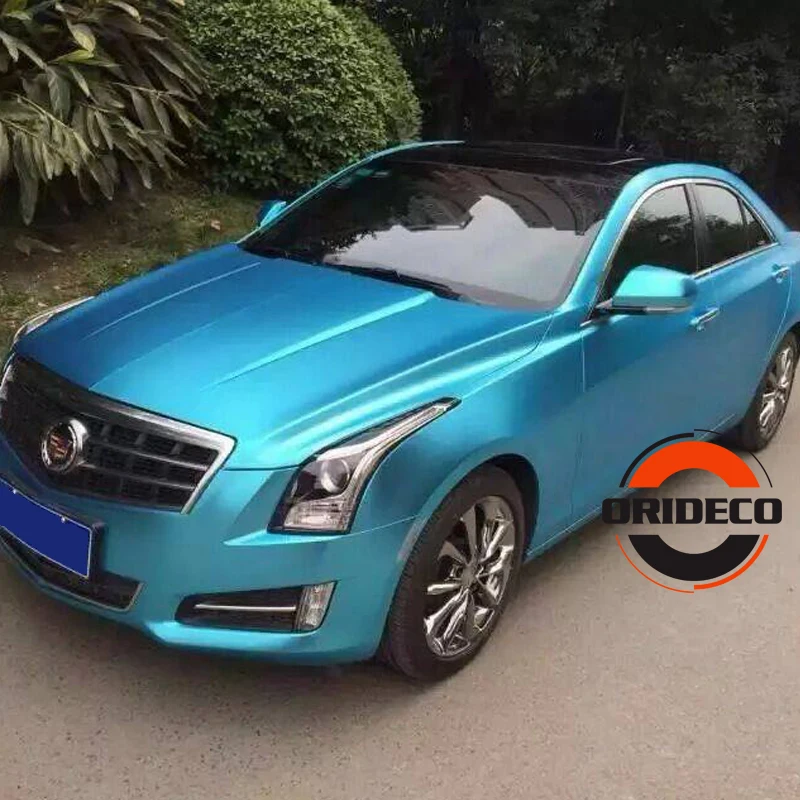 aluminum blue matte metallic vinyl wraps 9
