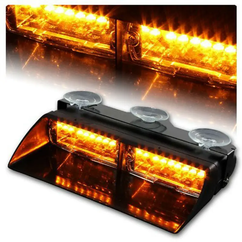 Red 16 LED High Intensity LED Law Enforcement Emergency Hazard Warning