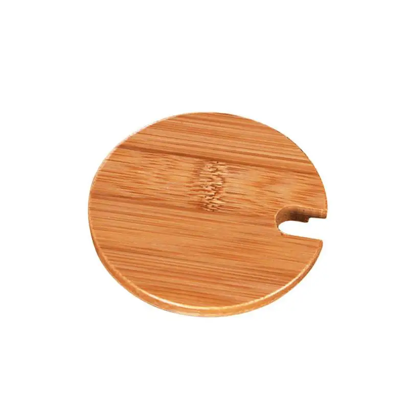 

Natural Environmentally Friendly Bamboo Cup Cover Coaster Seal Tank Lid Bottle Cover Home Kitchen Accessory