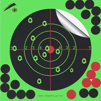 

25 Per Pack Splash Flower Target 8-Inch Adhesive Reactivity Shoot Target Aim for Gun / Rifle / Pistol Binders