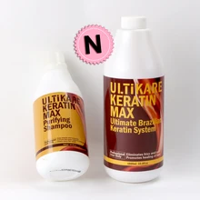 Brazilian keratin hair treatment formalin 5% 1000ml purifying shampoo 500ml keratin straightening for hair free shipping