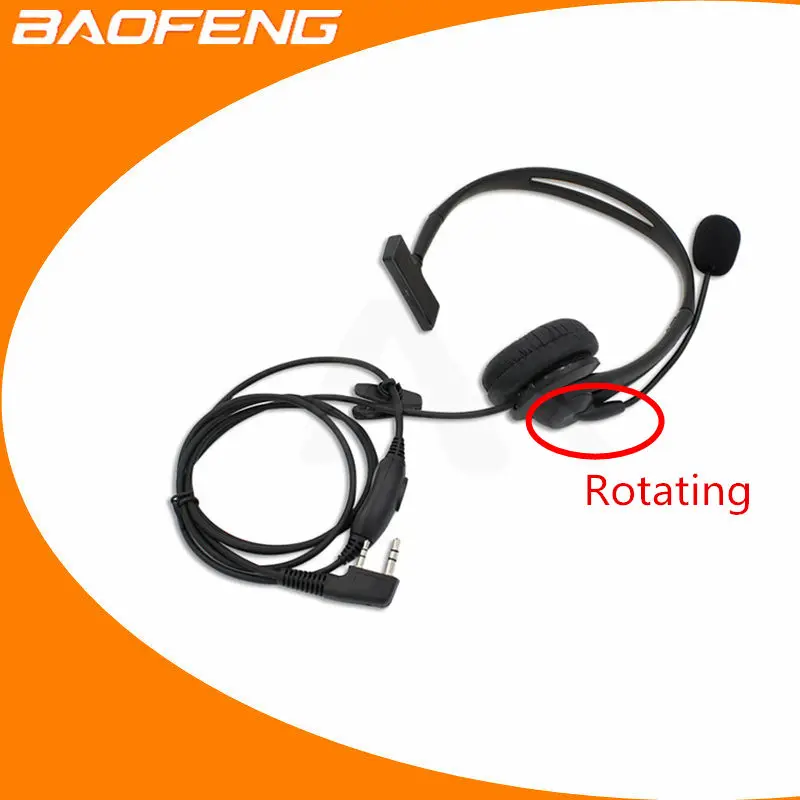 2 шт. 2-контактный микрофон PTT гарнитура для наушников Kenwood Baofeng UV5R | Мобильные