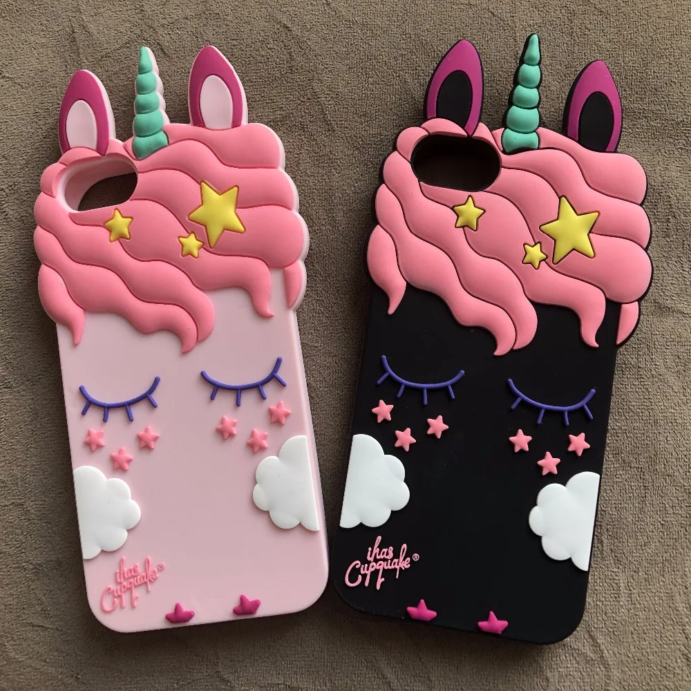 

3D Fashion Cartoon Pink Unicorn Soft Silicone Case For Samsung Galaxy S8 S9 PIus S6 S7 Edge J3 J5 J7 2016 2017 Pro A8 A5 2018