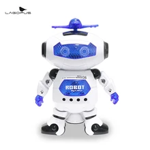 Lagopus вращающийся робот танцы Забавный человекоподобный робот Электронный Робот музыкальные игрушки и легкие игрушки астронавт лучший подарок для детей