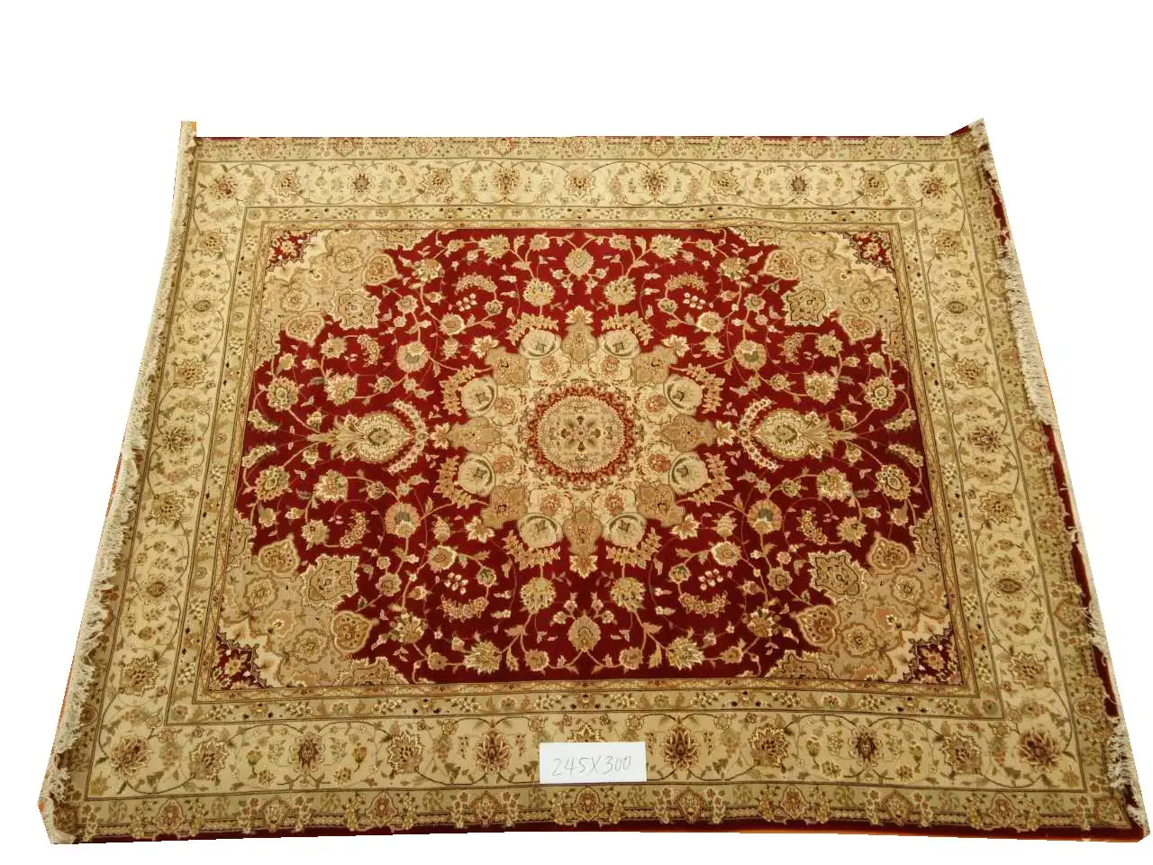 

Hand Knitted Carpets Floor Carpet For Bedroom Square Rug Persian Style Carpet Natural Sheep Wool