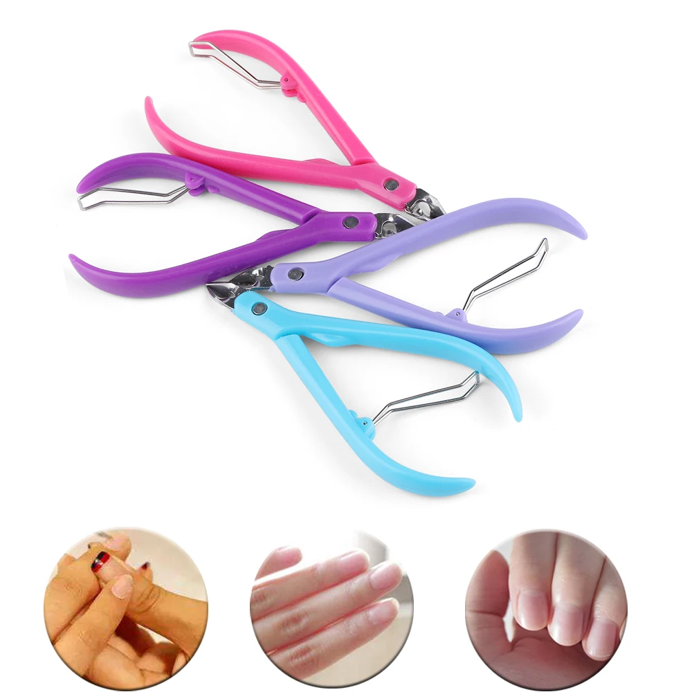 

Random Color! 1Pcs Professional Stainless Steel Toe Finger Cuticle Nipper Clipper Trimmer Cutter Plier Scissors Nail Manicure