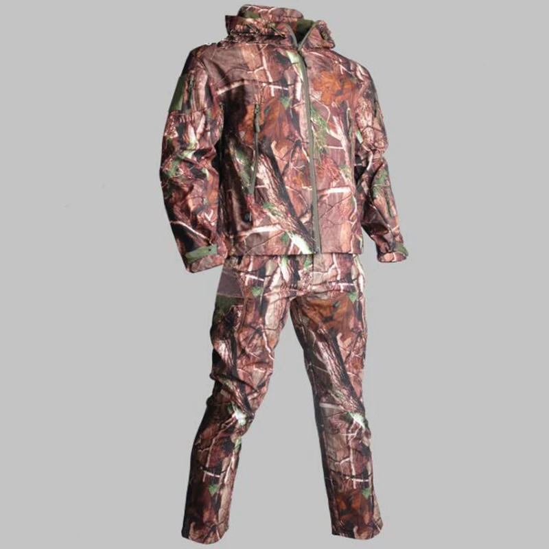 Охотничья одежда TAD Softshell спортивная куртка или брюки камуфляжные армейские
