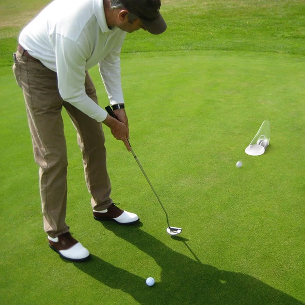 مضرب الغولف مدرب داخلي المعونة أداة في الهواء الطلق العملي PC لطي ضغط الأبيض المحمولة ممارسة المعدات