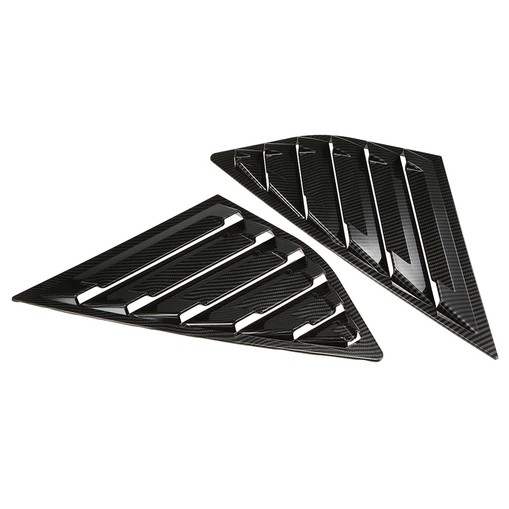 

2019 Hot 1 Pair Side Louvers Vent Hatchback Carbon Fiber ABS Window for Ford Focus ST RS MK3 JLD