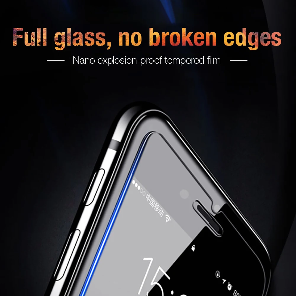 Ультратонкое закаленное защитное стекло для iPhone 7 6 6S XR 5S SE 4 защитная пленка 8 Plus XS