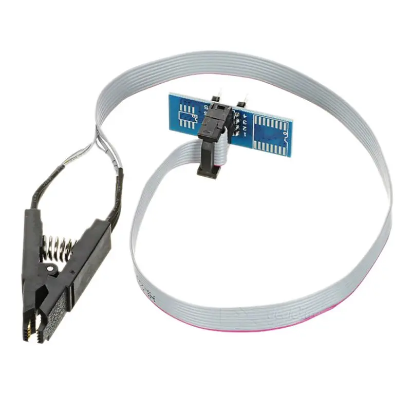 

General SOP8 to DIP8 Test Burning Clip Motherboard BIOS Chip 8 Foot IC Free Removal Brush Programming Fixture