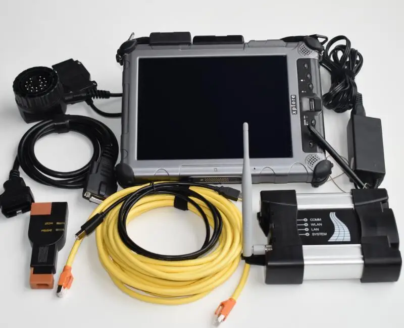  2019 sd verbinden MB Star c5 + für BMW wifi ICOM NÄCHSTE mit 2 software in 1tb SSD installiert mit 