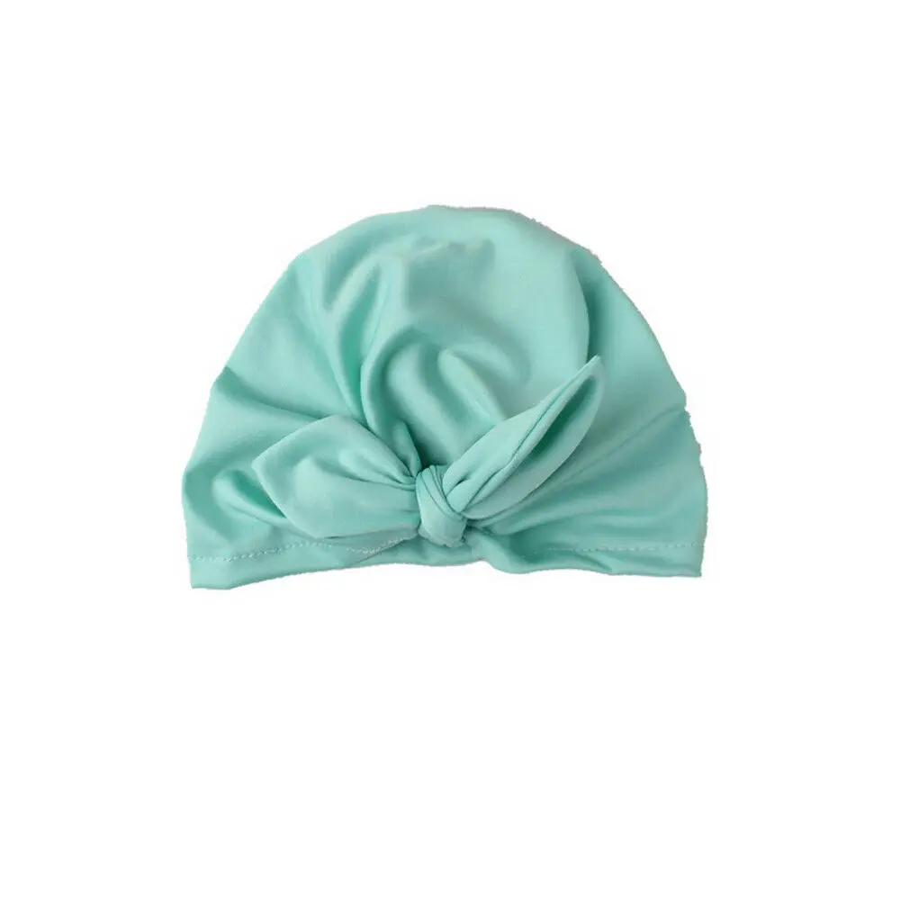 Детская чалма из хлопка для маленьких мальчиков и девочек; индийская шляпа; милая мягкая шапка - Цвет: Синий