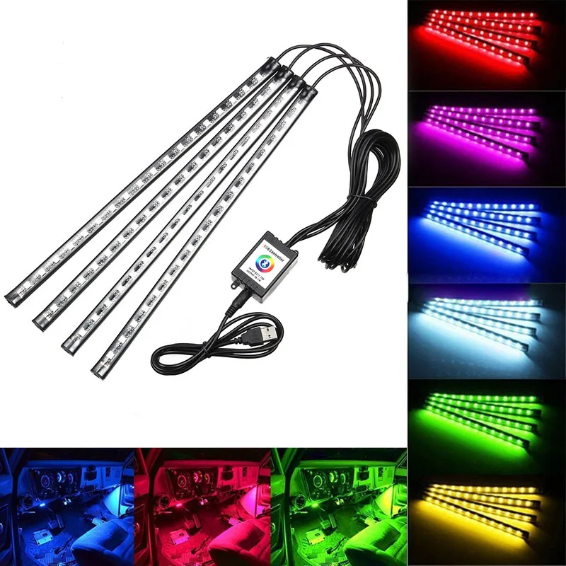 

18 LED Car Strip Light with APP Control Music Lights Strip Car Interior Lights CSL2018