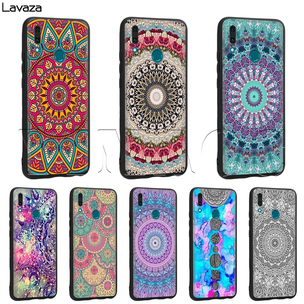 Чехол Lavaza с цветочным узором пейсли и мандалой для Huawei Mate Y7 Y9 P8 P9 P10 P20 P30 Lite Pro P Smart