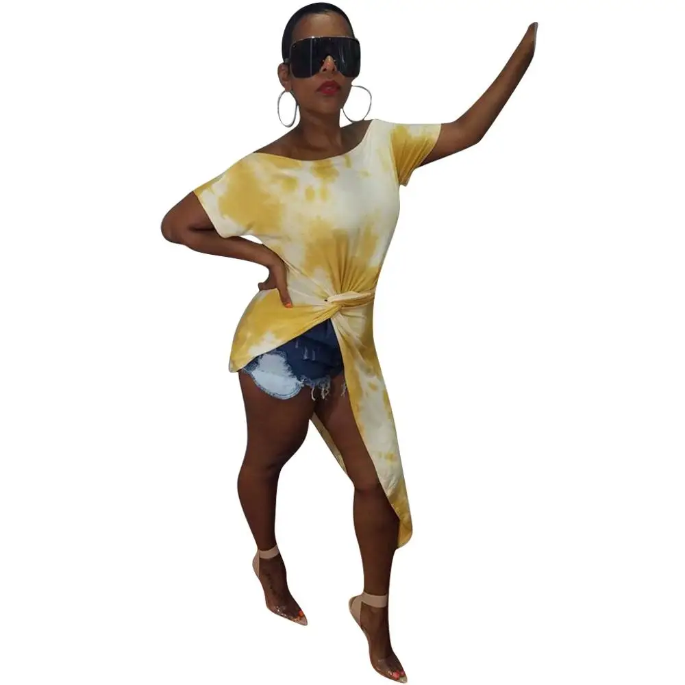 Joiekuno 2019 Модные принты мини вечерние платье Для женщин bodycon Vestidos разрез с