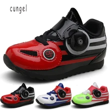 Новинка, функциональная детская обувь для занятий велоспортом, спортивная обувь для мальчиков и девочек, скользящая противоскользящая обувь для детей