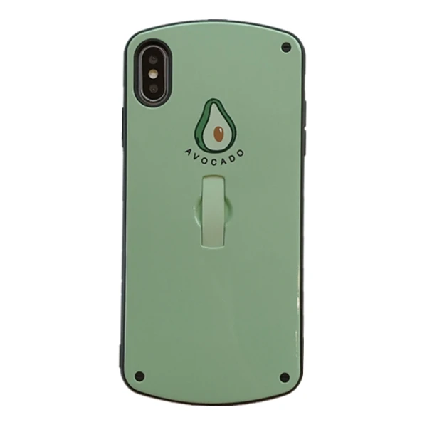 Avocado Чехол для телефона Hide Ring Для HUAWEI mate 20 P20 P30 Pro Nova 3 4 Honor 20, чехол конфетного цвета с невидимой подставкой и ананасом - Цвет: Avocado