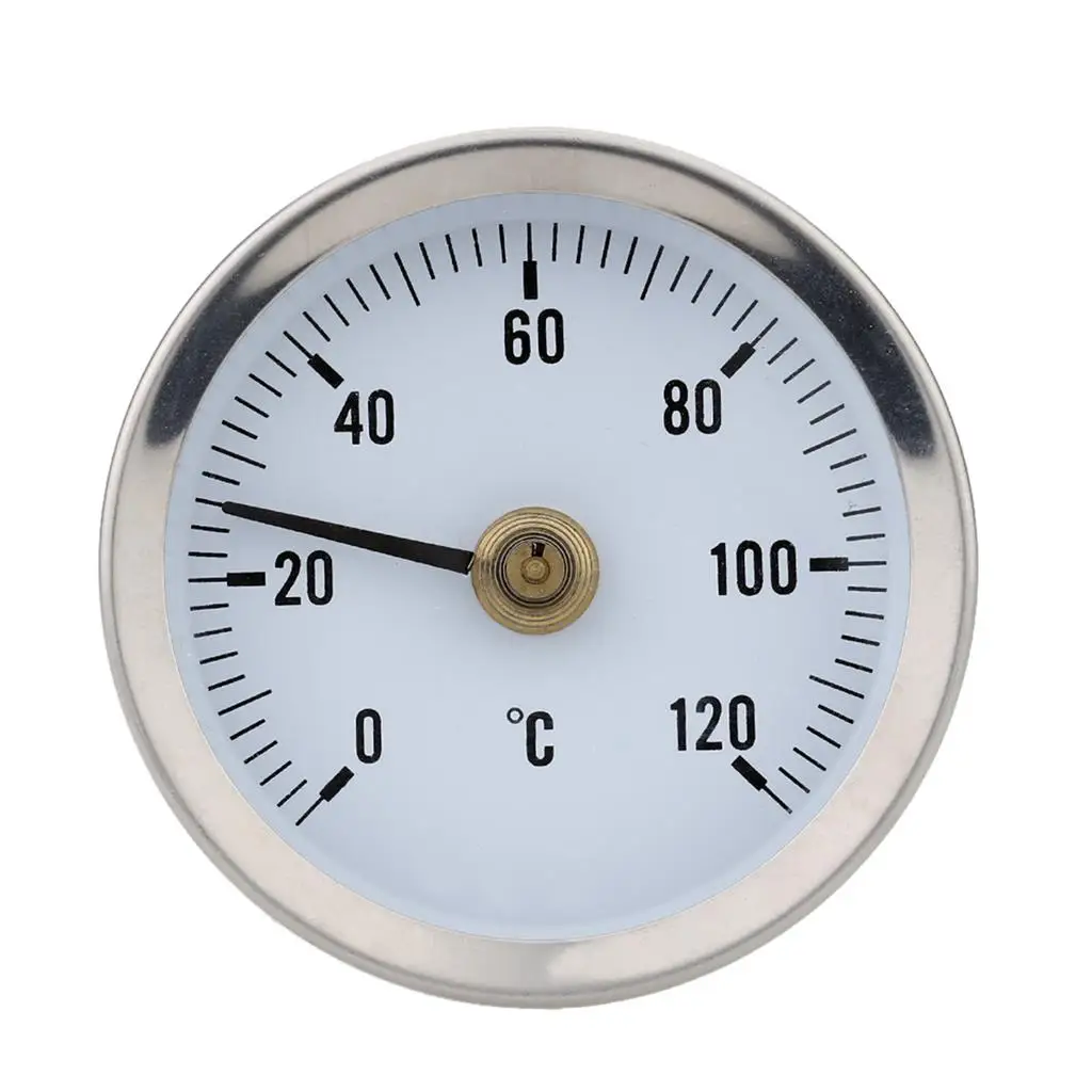 Stainless Steel Surface Mount Bi-Metal Thermometer with Dual Magnet