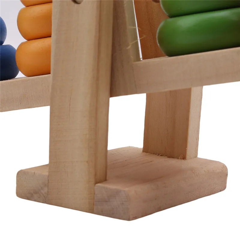 Деревянный клоун Радуга укладчик Seesaw баланс доска-весы Балансировка игры Дети Раннее Образование игрушки для детей