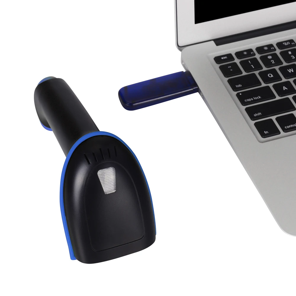 Handheld sem Fio Reader para Android Barcode Scanner Iso Windows Computador - Telefone Frete Grátis Usb 2.4g 1d 7 Cheap Scanners