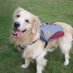 900D Nylon Dog Travel Backpack Saddlebag Anti-Rush Chest Strap Detachable Waterproof Bag for Large Dogs Pets Travelling Hiking 900D Nylon Dog Travel Backpack Saddlebag Anti-Rush Chest Strap Detachable Waterproof Bag for Large Dogs Pets Travelling Hiking