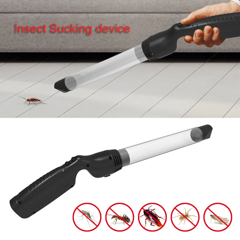 Convenient Useful Sucker Spider Vacuum Catcher LED Insect Fly Bugs